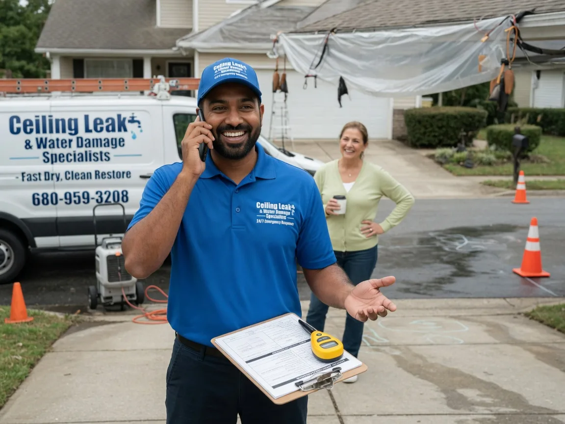 Ceiling Leak Cleanup Broomes Island, MD FAQs